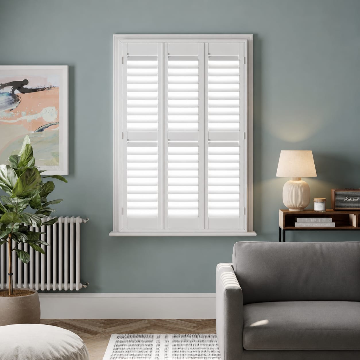 Elegant Wooden Shutter Installation